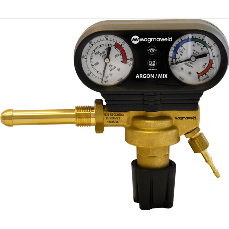 Détendeur Débitmètre CO2/Argon - Soudage MIG TIG - 0-25 L/min