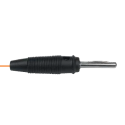 FICHE BANANE MÂLE NOIR 4MM