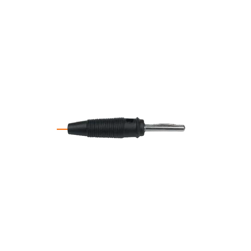 FICHE BANANE MÂLE NOIR 4MM