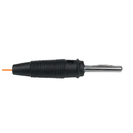 FICHE BANANE MÂLE NOIR 4MM