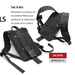 sac à dos - pour masque europur plus 5500 ls lincoln electric