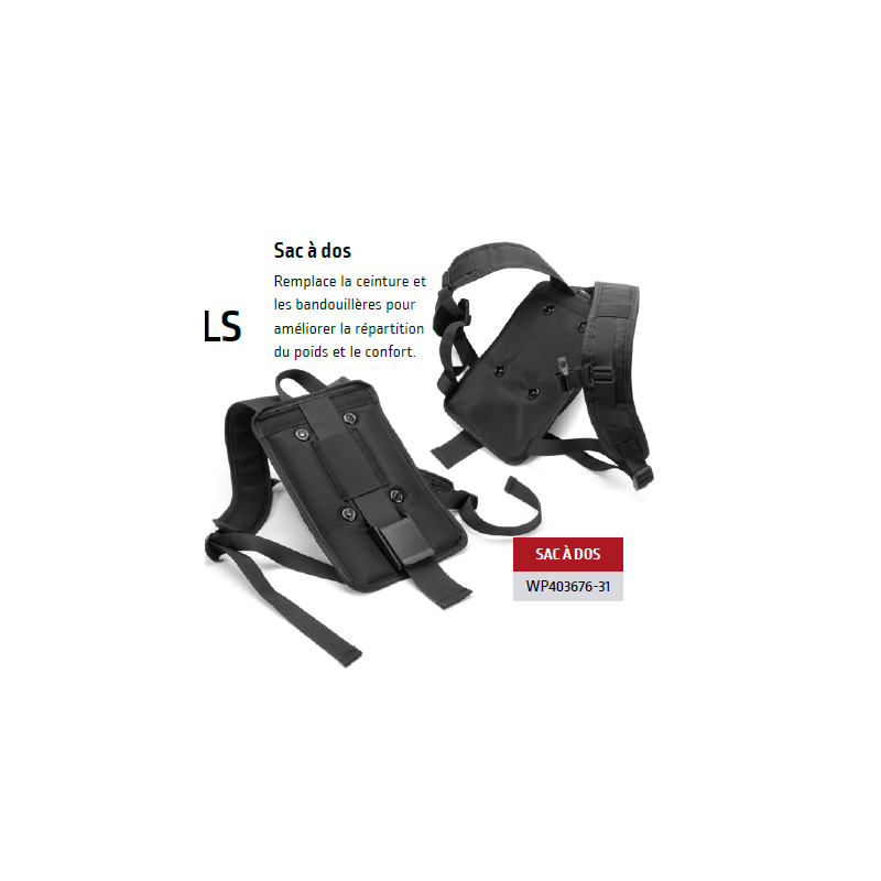 sac à dos - pour masque europur plus 5500 ls lincoln electric