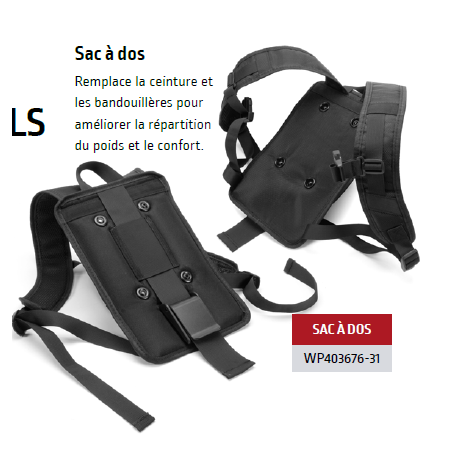 sac à dos - pour masque europur plus 5500 ls lincoln electric