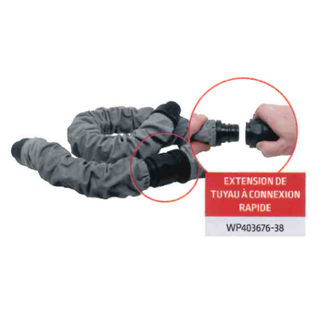 extension tuyau connection rapide-pour masque europur 5500 LS LINCOLN ELECTRIC