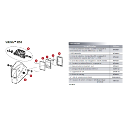 Ecran protection interne masque viking 3350 lincoln electric KP3044-1