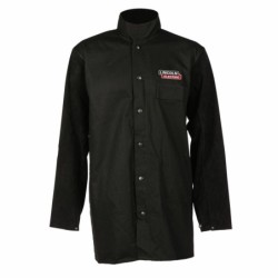 Veste coton manches cuir-2XL