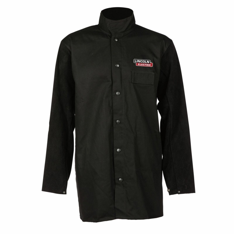 Veste Coton manches Cuir-L