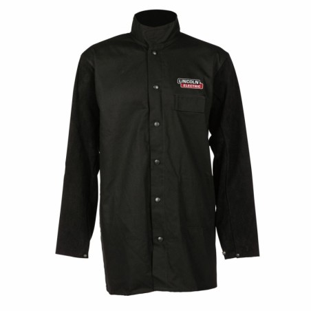 Veste Coton manches Cuir-L