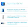 Pack centrale d'air comprimé à vis pour Garages carrosseries industries